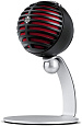 Shure MV5-B-DIG Цифровой USB конденсаторный микрофон кардиоидный для записи, 20-20000 Гц, Max.SPL 130 дБ, выход для наушников, USB, черный с красным